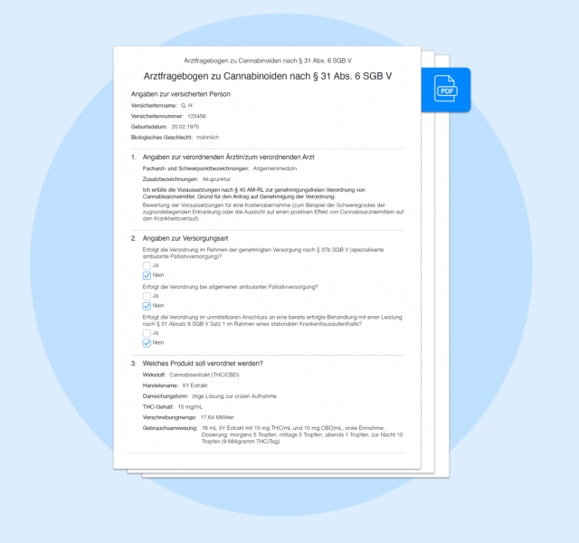 Cannabis-Kostenübernahme